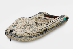 Gladiator C 400 AL ACTIVE Цифровой камуфляж моторная лодка ПВХ Алюминиевый пайол, фото 1