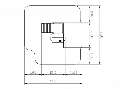 Машинка (оранжевая) - Беседка машинка - МФ 10.03.06-01, фото 6