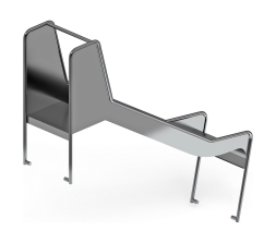 Горка для геопластики из нержавеющей стали 900 SNG 900.470-01, фото 4 Горка для геопластики из нержавеющей стали 900 SNG 900.470-01, фото 4