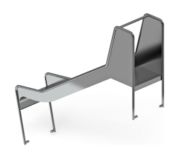 Горка для геопластики из нержавеющей стали 900 SNG 900.470-01, фото 3 Горка для геопластики из нержавеющей стали 900 SNG 900.470-01, фото 3