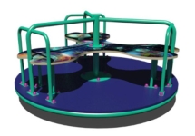 Карусель шестиместная усиленная, паттерн "Космо" КР002.11.14.18 Карусель шестиместная усиленная, паттерн "Космо" КР002.11.14.18