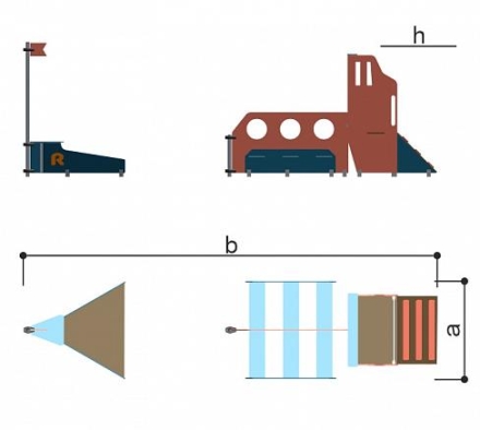 Игровой комплекс Romana Баржа 057.75.00 для детской площадки, фото 5