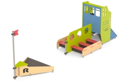 Игровой комплекс Romana Баржа 057.75.00 для детской площадки, фото 2