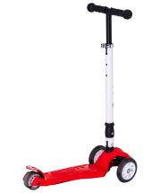 Самокат 3-колесный Smart 3D, 120/80 мм, красный