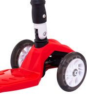 Самокат 3-колесный Smart 3D, 120/80 мм, красный
