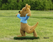 Топиари кенгуренок Крошка Лу - газон Eco + Deluxe