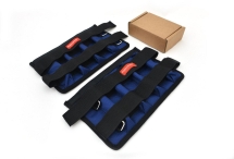 Утяжелители-чехлы на руки и ноги Cross 2 кг, регулируемый вес  Утяжелители-чехлы на руки и ноги Cross 2 кг, регулируемый вес