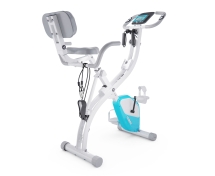 Велотренажер X-Bike DFC DavCreator Max, бело-голубой 