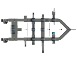 Детская игровая площадка Баркентина Лагуна (нержавейка скат) ДИК 2.03.3.06-22 H=1200 Н=1500 H=2000, фото 5