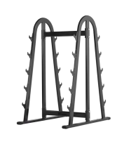 BRONZE GYM H-039 Подставка для грифов (ЧЁРНЫЙ) BRONZE GYM H-039 Подставка для грифов (ЧЁРНЫЙ)