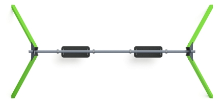 Качели двойные М2 - ИО 12.М.03.03.03-02, фото 5