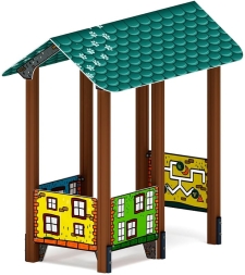 Домик средний 1 (Город) МФ 10.01.05-01, фото 2