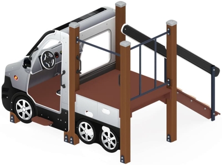 Машинка (серая) - Беседка машинка - МФ 10.03.06-02, фото 2