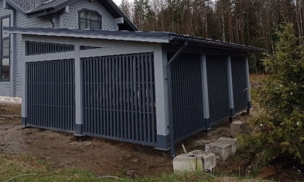 Навес односкатный СКАНДИНАВСКИЙ Несущий каркас, фото 3