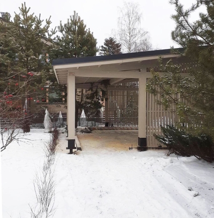 Навес односкатный СКАНДИНАВСКИЙ Несущий каркас, фото 7