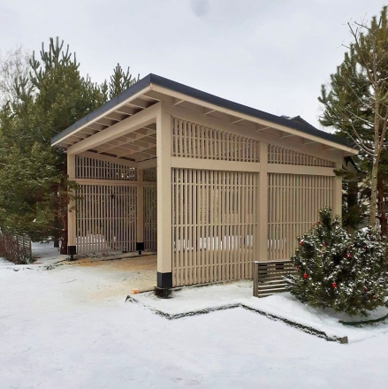 Навес односкатный СКАНДИНАВСКИЙ Несущий каркас, фото 5