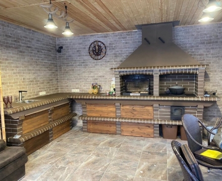 Печь Аристократ 7304 Прямоугольный кирпич графитовый серый, фото 1