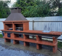 Печь Аристократ 730 S Радиальный кирпич коричневый Печь Аристократ 730 S Радиальный кирпич коричневый