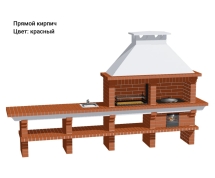 Печь Аристократ 730 S Радиальный кирпич коричневый Печь Аристократ 730 S Радиальный кирпич коричневый
