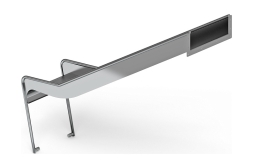 Горка из нержавеющей стали приставная 1200 SNP 1200.470-02, фото 3 Горка из нержавеющей стали приставная 1200 SNP 1200.470-02, фото 3