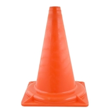 Конус трен. (КТ), арт.MR-K32M, выс. 32 см, мягкий пластик, с вертик.отверстием, оранж