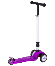 Самокат 3-колесный Smart 3D, 120/80 мм, фиолетовый