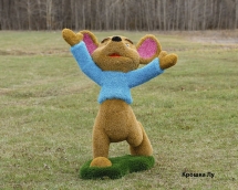 Топиари кенгуренок Мируша - газон Eco