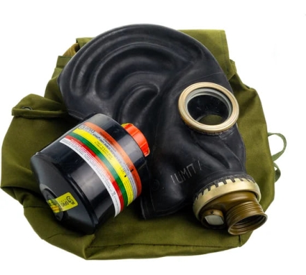Противогаз фильтрующий БРИЗ "-3301(ППФ)" марки А2В2Е2K2HgР3 R D с лицевой частью ШМП-1 500104022, фото 1