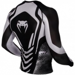 Компрессионная футболка Venum Technical Black/Grey L/S, фото 2