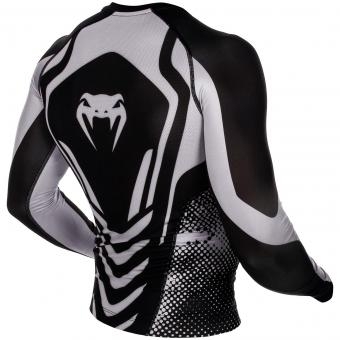 Компрессионная футболка Venum Technical Black/Grey L/S, фото 2