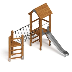 Игровой комплекс (лиственница темный) ДИК 2.24.05-Л.01.И1.01, фото 3