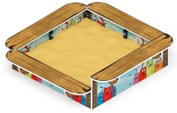 Песочница средняя (Коты) - ИО 5.01.15-03, фото 2