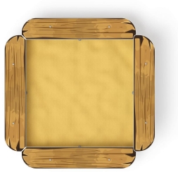 Песочница средняя (Коты) - ИО 5.01.15-03, фото 5