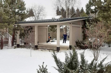 Навес односкатный СКАНДИНАВСКИЙ Базовая комплектация, фото 8