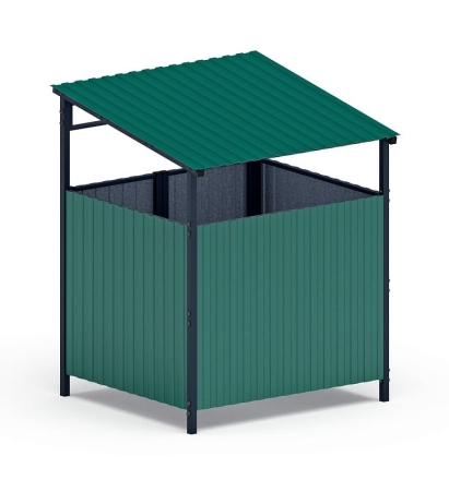 Навес контейнерной площадки для мусора (1 секция) МФ 55.02.02.1-01, фото 4