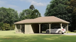 Навес для машины ГРЕЙТ Премиум комплектация, фото 2