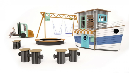 Лавочка швартовая Серия Порт, фото 2