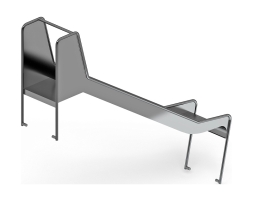 Горка для геопластики из нержавеющей стали 1200 SNG 1200.470-01, фото 4 Горка для геопластики из нержавеющей стали 1200 SNG 1200.470-01, фото 4