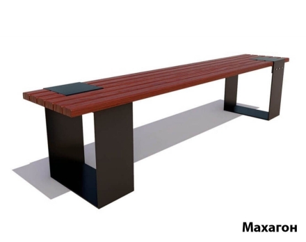 Парковая скамейка Цюрих, Сосна 2,5 м, фото 5