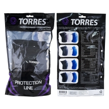 Наколенники спортивные "TORRES Comfort", черный, р.M, арт.PRL11017M-02, нейлон, ЭВА