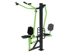 Уличный тренажер TORUDA "Жим ногами + вертикальная тяга"