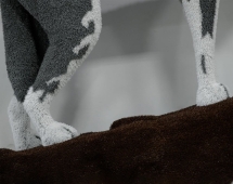 Топиари Волк на камне большой - газон Eco