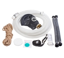 Шланговый дыхательный аппарат Бриз-Кама СИЗОД Бриз-0301 ПШ-1С, лицевая часть ШМП, шланг ПВХ 510312104