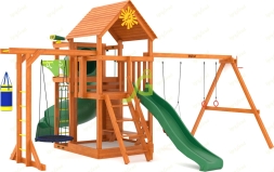 Детская площадка IgraGrad Крафт Pro 4 с трубой мод.2, фото 1