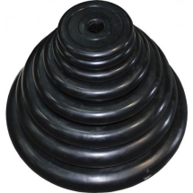 Диск обрезиненный ZSO черный &quot;Classic&quot; D-26, 1,25 кг