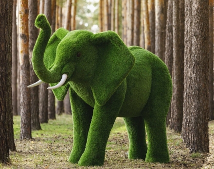 Топиари слон Барон - газон Eco, фото 1