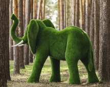 Топиари слон Барон - газон Eco Топиари слон Барон - газон Eco