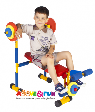 Детская скамья для жима со штангой, фото 7