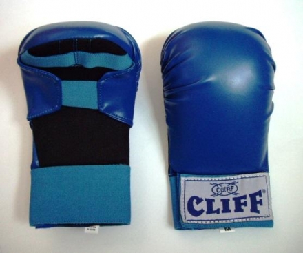 Накладки на руку для карате ULI-4007 (FLEX) синие р.L, фото 1