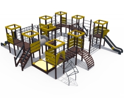 Игровой комплекс Геометрия с песочницей Н-1200 ДИО 09050, фото 5